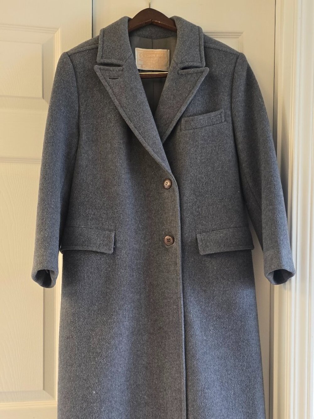 Pendleton 100% wool long coat
